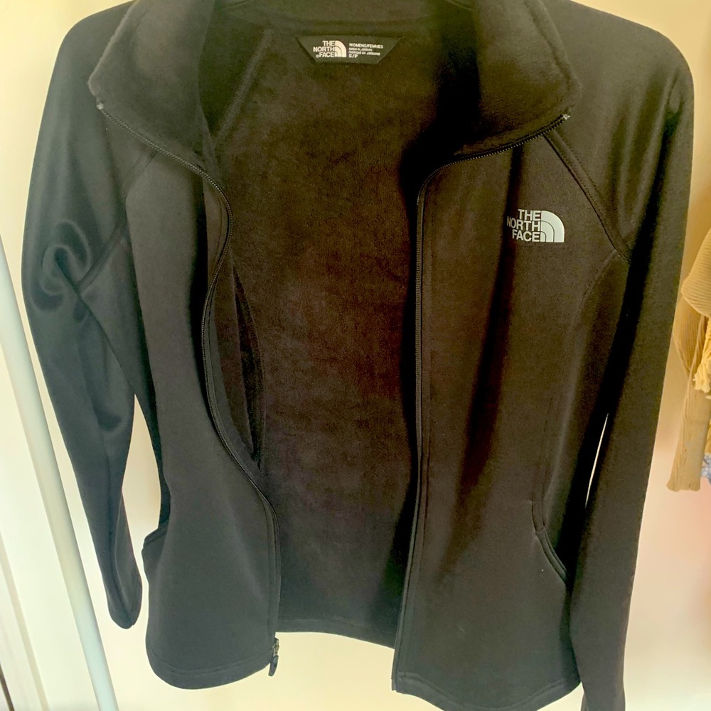 The North Face lightweight black jacket.